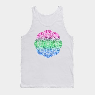 Polysexual Pride Mandala Tank Top